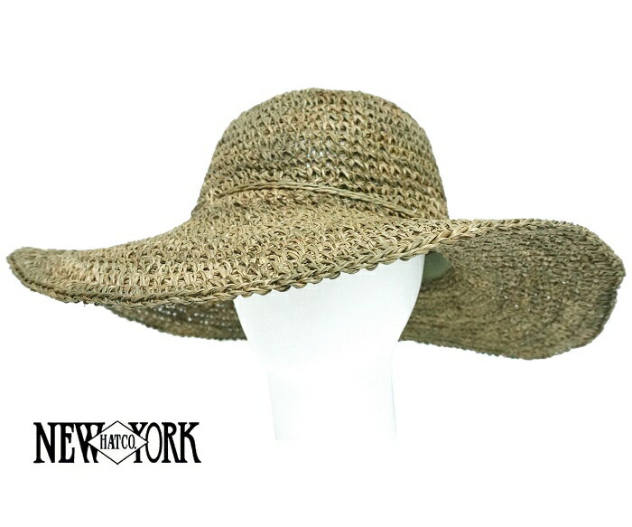 ニューヨークハット 帽子 レディース New York Hat ニューヨークハット 帽子 #7116 Sea GrassFloppy シーグラスフロッピー メンズ レディース おしゃれ 母の日 プレゼント 夏用