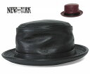 New York Hat ニューヨークハット 帽子 9246 Lambskin Stingy ラムスキンスティンジー ポークパイハット おしゃれ