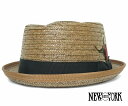 New York Hat ニューヨークハット 帽子 2130 Coconut Be-Bop ココナッツ ビーボップ おしゃれ ストローハット