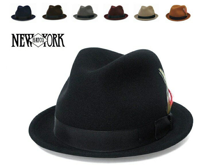 ニューヨークハット 帽子 レディース New York Hat ニューヨークハット 帽子 #5325 Pinched Stingy Fedora ピンチドスティンジーフェドラ おしゃれ