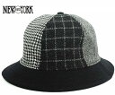 New York Hat ニューヨークハット 帽子 #5489 Mixed Wool Tennis ミックスウールテニス おしゃれ Lサイズ