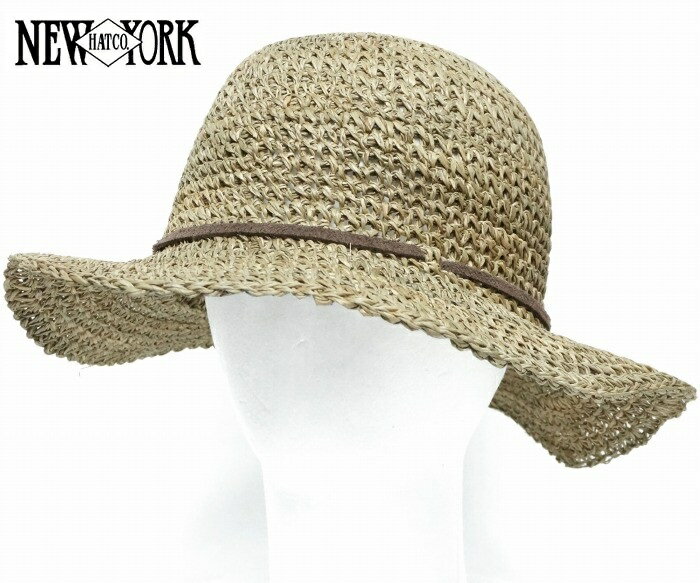 ニューヨークハット 帽子 レディース New York Hat ニューヨークハット 帽子 #7117 Sea Grass Framer シーグラスフレイマー メンズ レディース おしゃれ 母の日 プレゼント