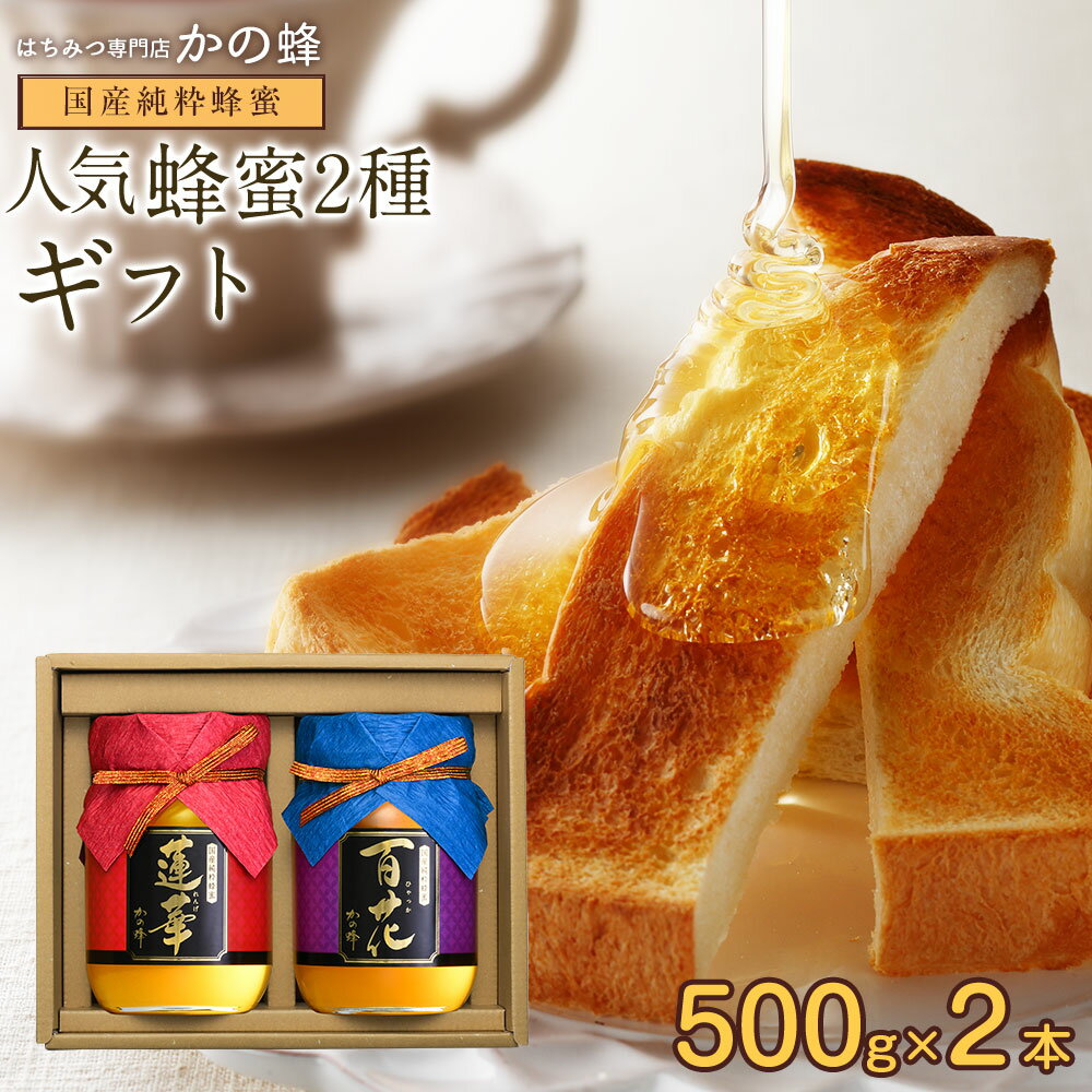 国産蜂蜜ギフト 500g×2本セット 九州れんげ蜂蜜 百花蜂蜜 お中元 御中元 ギフト はちみつ 贈り物 送料無料 福岡県クーポン蜂蜜専門店 ..