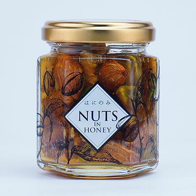 はにのみ NUTS IN HONEY（115g）ナッツのハチミツ漬け トースト、ヨーグルトに、...