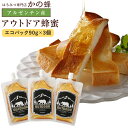 【メール便送料無料】アウトドア蜂蜜 エコパック 90g×3個 キャンプ 便利 登山 エコ 完熟蜂蜜 アルゼンチン産 百花蜂…