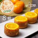 まるっとオレンジ パウンドケーキ 8個入り ギフト 手のひらサイズ 直径6cm オレンジ ケーキ 焼き菓子 冬 ギフト お年賀 スイーツ 誕生日 内祝