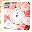 母の日 にも! プリザーブドフラワー 花時計 【大き目22cm 】 送料無料 全3色 プレゼント 時計 flower clock mothers day【楽ギフ_包装】