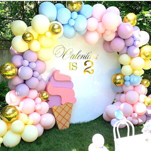 バルーンアーチ マカロンカラー 120個セット 結婚祝い 誕生日 バースデー パーティー 風船 インスタ映え 撮影 北欧 イベント ポイント 消費 新品 店舗装飾 インスタ 映え マカロン 結婚 誕生日