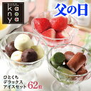 【楽天スーパーSALE 5,850円→4,480円】 父の日 父の日ギフト ギフト お返し アイス アイスクリーム 詰め合わせ おしゃれ 業務用 内祝い 引っ越し挨拶 出産内祝い 内祝い 快気内祝い 結婚祝い お礼 お祝い 一口アイスクリームセットデラックス(62粒)