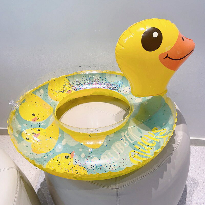 関白ストアの浮き輪 子供 軽量 アヒル ベービー 赤ちゃん ベビー浮き輪 フロート 浮き輪 女の子 男の子 浮輪 うきわ キッズ 子供用 幼児 浮き具 安定感 夏 水遊び ビーチ プール 海水浴 スイミング おしゃれ お風呂 ビーチグッズ｜アングル3