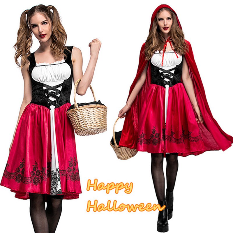 マント付き ハロウィン コスプレ お姫様 赤ずきん 赤頭巾 悪魔 コスプレ仮装 レディース 衣装 お嬢様 マント コスチューム 魔女 悪魔 ..