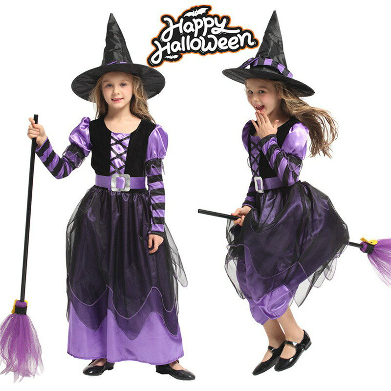 乐天商城 - ハロウィン 衣装 子供 コウモリ 魔女 悪魔 コスプレ キッズ ハロウィン仮装 女の子 コスチューム ユニコーン 魔法 巫女 コウモリ コスプレ ハロウィーン仮装 小魔女 ハロウィン コスプレ パーティーグッズ 文化祭 学園祭 演出服
