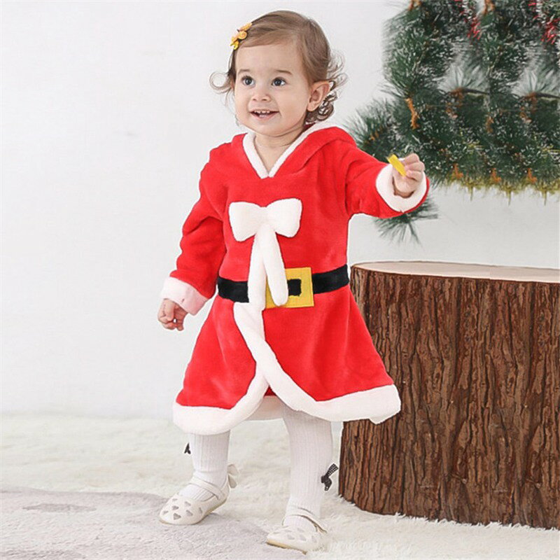 Rakuten - ベビー クリスマス コスプレ 衣装 子供 サンタ ワンピース サンタクロース ベビードレス キッズ 新生児 長袖 プリンセス ドレス サンタ キッズ服 コスチューム 女の子 着ぐるみ 仮装 セレモニー 学園祭 発表会 人気 ギフト サンタクロース コスプレ衣装
