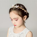 ヘアアクセサリー 子供 カチューシャ 発表会 髪飾り 花冠 ヘッドドレス キッズ フラワーカチューシャ ヘアバンド フラワー 花 おしゃれ 可愛い 女の子 赤ち...