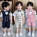 スーツ フォーマル 4点セット 男の子 フォーマルスーツ タキシード 子供服 子供スーツ 半袖 シャツ 入学式 卒業式 卒園式 お受験 発表会 結婚式 七五三 ...