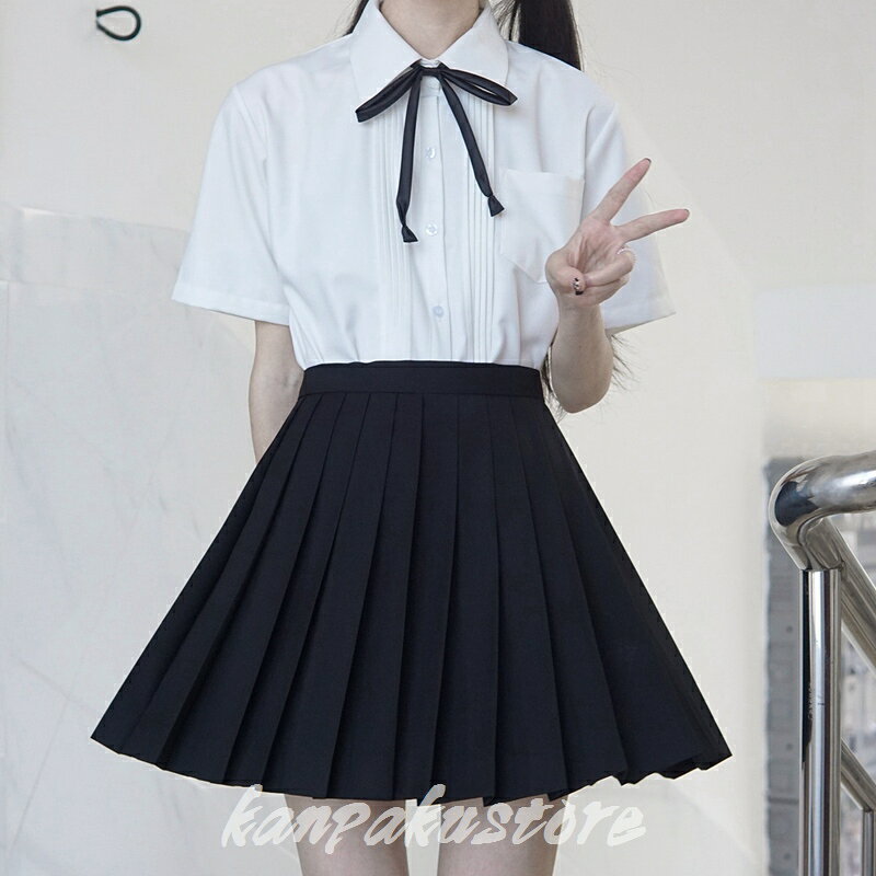 関白ストアのプリーツスカート 制服 42cm 65cm 80cm スカート ロング ひざ丈 ショート 大きいサイズ スクールスカート プリーツスカート 学生服 女子高生 制服 コスプレ セーラー服 高校生 中学生 お受験 結婚式 発表会 ジュニア フォーマル S-2XL｜アングル2