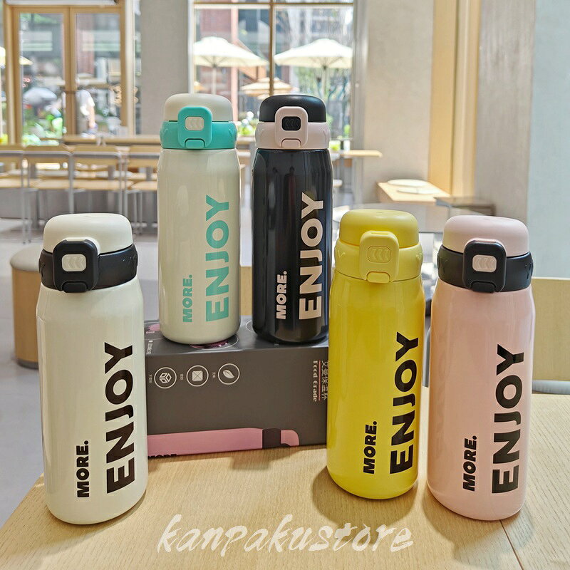 水筒 スポーツボトル 真空 断熱 520ml ストロー 魔法瓶 ステンレスボトル 保冷 保温 真空ボトル 持ち運び ワンタッチ ステンレス ボトル 保温ボトル 大人 男女兼用 マグボトル 漏れない おしゃれ 通勤 運動 遠足 オフィス スポーツ 登山 ジム キャンプ アウトドア 運動水筒 kanpakustore-10002480 関白ストア サンプル画像2