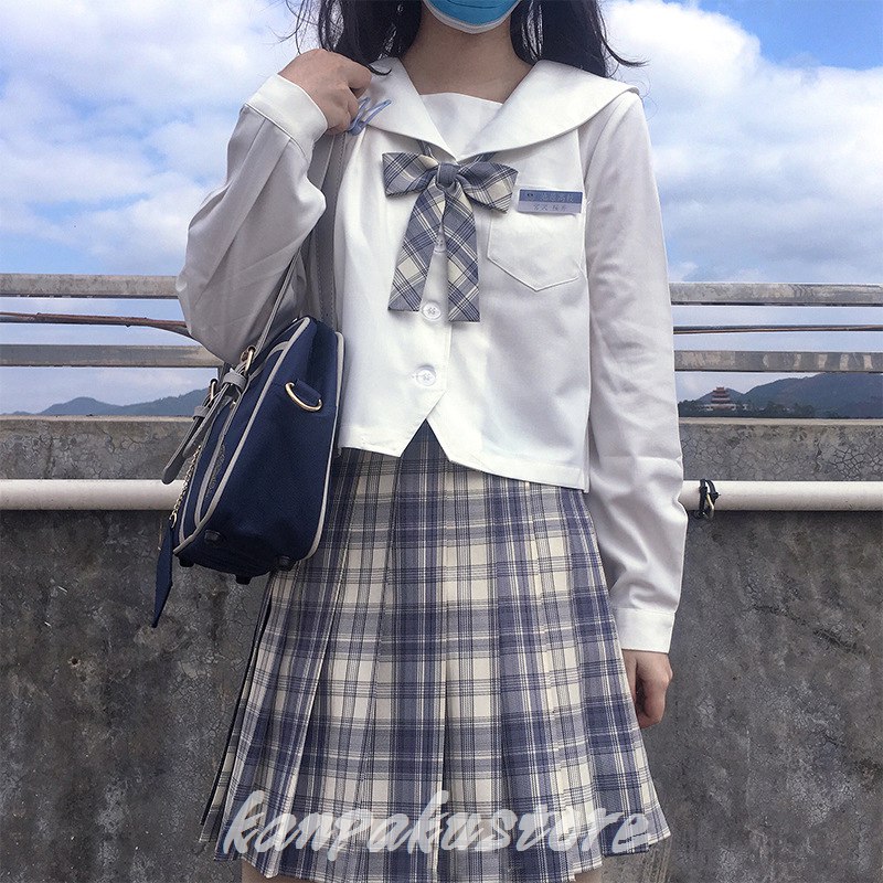 女子制服 セーラー服 JK制服 レディース コスプレ衣装 3点セット セーラー服 大きいサイズ 半袖 長袖 衣装 制服 卒業式 入学式 コスチューム プリーツスカート 可愛い JK 学園祭 大人 ハロウィン コスプレ制服 学生服 高校生 中学生 女の子 スクール制服 仮装 上下セット