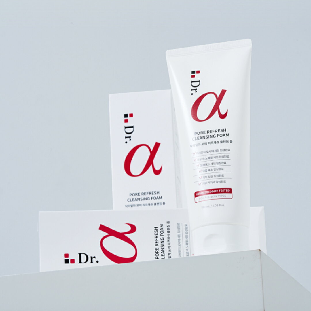 クレンジング Dr..アルファポアリフレッシュ クレンジングフォーム〈洗顔料〉180ml クレンザー 韓国コ..