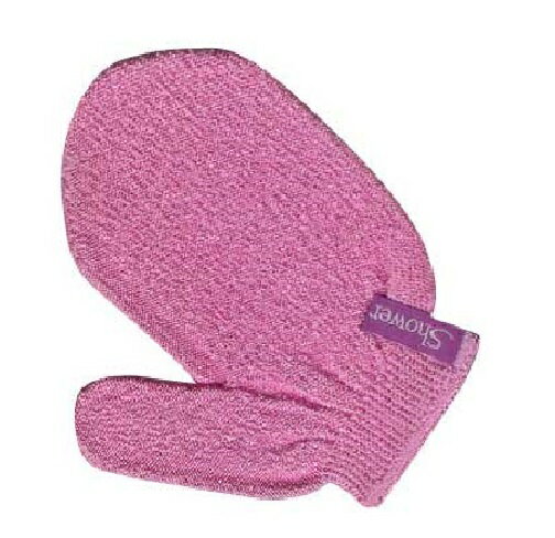 Showerson faceシャワーソン・フェイス 1枚(片手分）色はピンクのみ 【メール便可】あかすり ミトン 手袋 肌に優しい 特許繊維 肌を傷つけない 気持ちいい 柔らかい