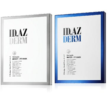 マスクパック 保湿 美白 ID.AZ ダーマスティック ウォーターフィットマスク&ブライトフィットマスク 5枚入り 2種類 保湿 美肌 透明 超密着 スキンフィット マスクパック 水分 id美容外科 id美容クリニック 韓国コスメ 【メール便可】