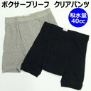 【NEW】クリアパンツ《ボクサーブリーフ》【日本製】失禁パンツ 失禁 尿漏れパンツ 尿漏れ 吸水パンツ 吸水 介護パンツ 介護 医療 軽失禁 シニア 高齢者 敬...