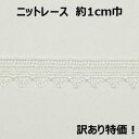 ニットレース約1cm巾 1cm 10mm 片山 オフ キナリ 伸縮性あり 手づくり ハンドメイド 手芸用品