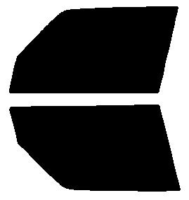 簡単ハードコートフィルム　運転席、助手席　ラシーン RFNB14・RHNB14　カット済みカーフィルム　 UVカット　車 窓 日よけ カットフィルム 送料無料　38ミクロン　槌屋ヤック