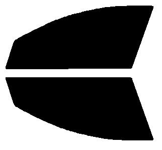 簡単ハードコートフィルム　運転席、助手席　アクセラスポーツ BL3FW・BL5FW・BLEAW・BLEFW 　カット済みカーフィルム　 UVカット　車 窓 日よけ カットフィルム 送料無料　38ミクロン　槌屋ヤック