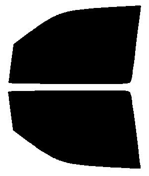 原料着色ハードコートフィルム　運転席、助手席 ekワゴン H81W カット済みカーフィルム　アイケーシー株式会社製のルミクールSDフィルムを使用