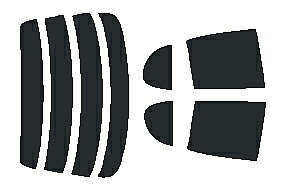 原料着色ハードコートフィルム　リヤセット　プラッツ NCP12・NCP16・SCP11　カット済みカーフィルム　アイケーシー株式会社製のルミクールSDフィルムを使用