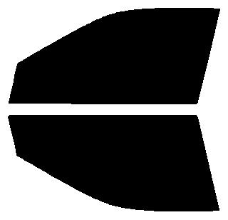 簡単ハードコートフィルム　運転席、助手席　プリウス NHW10・NHW11　カット済みカーフィルム　 UVカット　車 窓 日よけ カットフィルム 送料無料　38ミクロン　槌屋ヤック