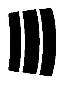 簡単ハードコートフィルム　リヤのみ　ブレビス　JCG10・JCG11・JCG15　カット済みカーフィルム　 UVカット　車 窓 日よけ カットフィルム 車検対応　送料無料　38ミクロン　槌屋ヤック