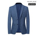 Fearless ビジネスコート 2つボタン メンズ 春秋冬 スプリングコート ビジネス ボンディング メンズコート スーツ コート M-4XL メンズショップ...