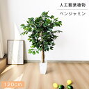 【週末セール10%OFF】RAKU 120cm ベンジャミン フェイクグリーン 大型 人工観葉植物 人工観葉樹 観葉植物 観葉樹 人工植物 人工樹木 盆栽 イン...
