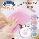 ぺたっち ベビー 用手形 足形 出産祝い アート制作キット 送料無料 汚れない フィルムインキ シャチハタ スタンプ 可愛い 赤ちゃん 男の子 女の子 スタンプ台 手形スタンプ しゃちはた 誕生日記念