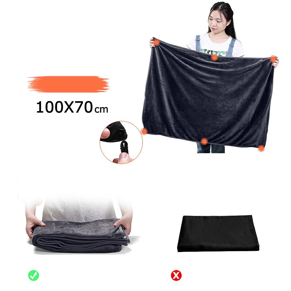 USB���� 100x70cm �֥�󥱥å� �Ҥ��ݤ� ���ݤ� ɨ�ݤ� USB�ŵ��ߤ����� ���֥�ø� ������OK �����༣ ��˼���