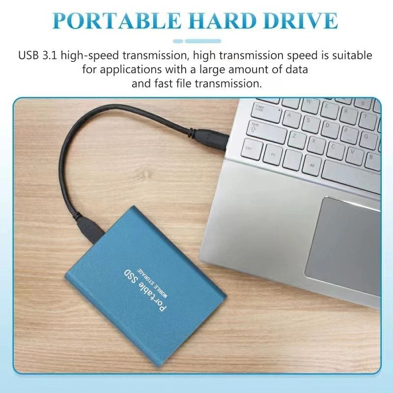 ポータブルハードディスク 外付け トランセンド 強互換性 耐衝撃 外付け USB3.1 ハードディスク 4TB 2TB - Image 2