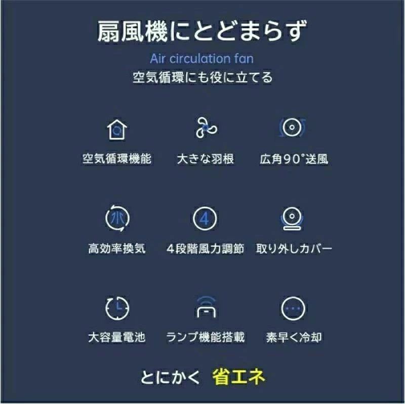 サーキュレーター コードレス 扇風機 静音 サーキュレーター壁掛け 扇風機 静音 小...