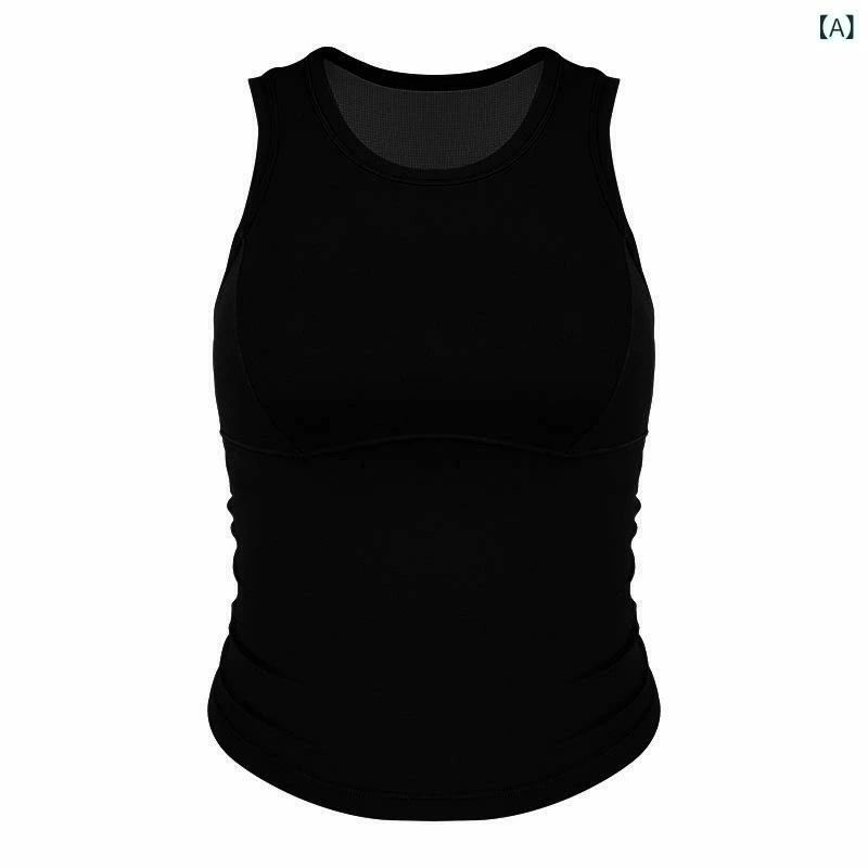 フィットネス ヨガウェア 副乳収集 セット スポーツ インナー ピラティス 無袖 シ...