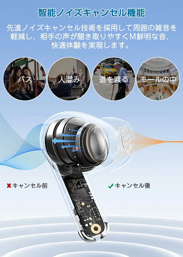 ワイヤレス イヤホン型 高齢者 使いやすい しゅうおんき 集音機 超軽量 超小型 最...