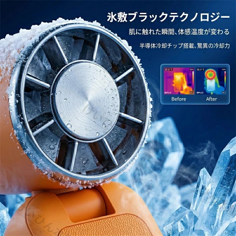 猛暑対策 高速送風 夏 ギフト 高速 職場 通勤 USB充電 アウトドア レディース 熱中...