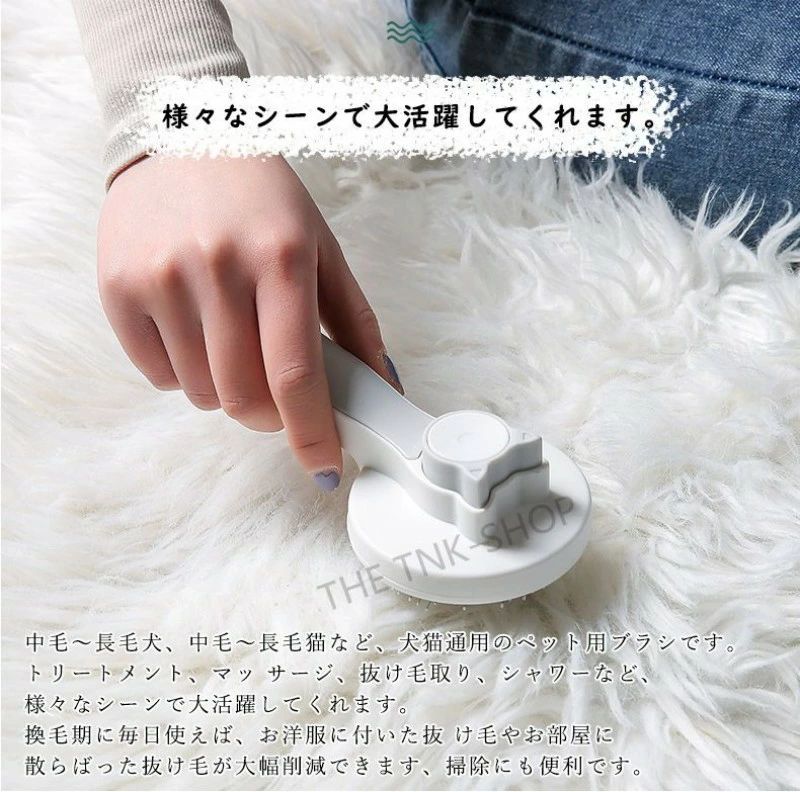 ペット用ブラシ ピンブラシ 抜け毛取り ブラッシング 犬 除毛 猫ブラシ 猫ブラシ ...