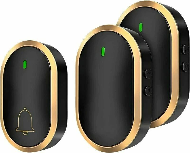受信機2 送信機1 0dB〜120dB 4段階音量調節 300M遠距離無線範囲 防水防塵52メロデ...
