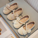 ベビーシューズ フォーマルシューズ キッズ 子供靴 パンプス パール リボン 春秋 ストライプ 女の子 キッズシューズ ジュニア ベビー靴 疲れにくい 履きやす...