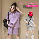 セットアップ 女の子 キッズ 韓国子供服 パンツセット 夏 ガールズ Tシャツ ショートパンツ 2点セット スポーツウェア アウトドア 部屋着 夏服 半袖 パジ...