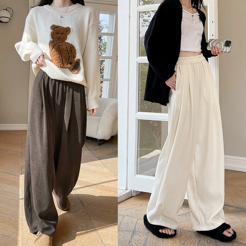 ワイドパンツレディースイージーパン...