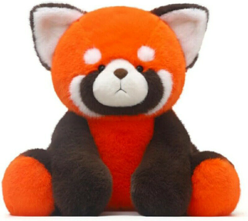 レッサーパンダ ぬいぐるみ 抱き枕 可愛い 大きい 肌触り良い やわらか 萌え添い寝 気持ちいい ふわふわ 癒し系 寝かしつけ 子供の日 誕生日 オレンジ 記念日 クリスマス 34cm プレゼント ハ
