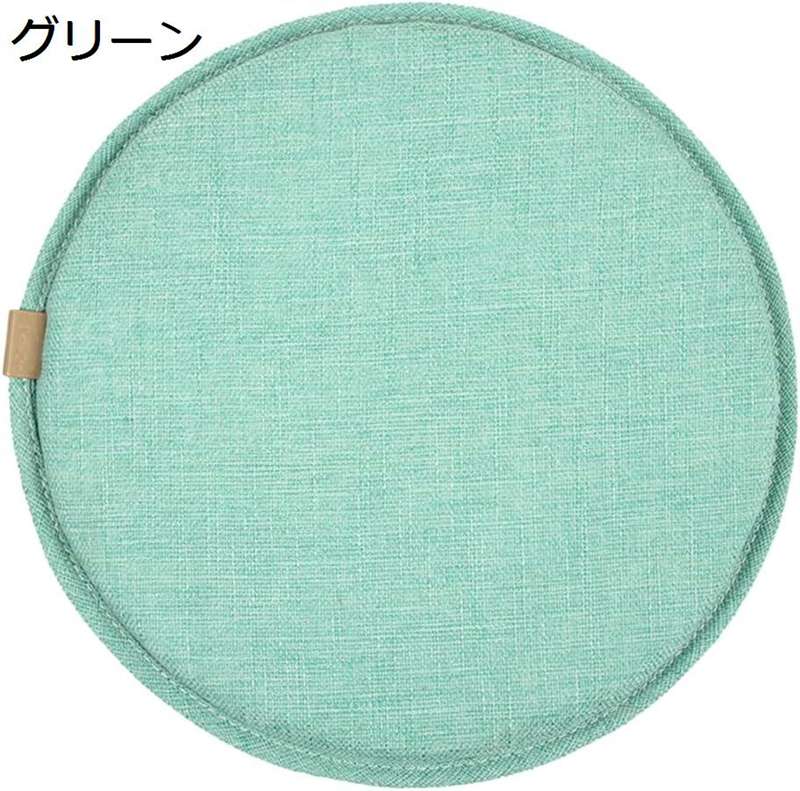 Other - 座布団 丸型 弾性ストラップ 丸椅子クッション 直径 30cm/35cm/40cm*厚さ3cm ダイニングチェアクッション 滑り止め加工 通気性 高弾性スポンジ シートクッション チェアクッション 洗える超通気 寝室 家庭