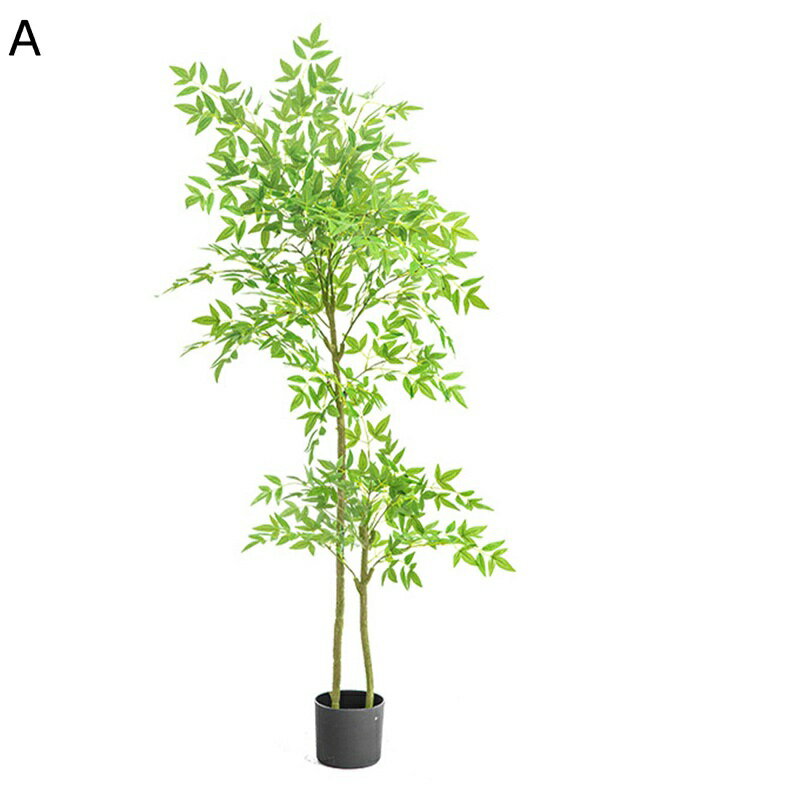 フェイクグリーン ナンテン リアル 人工葉っぱ 大型 人工観葉植物 本物そっくり 鉢植え 観葉植物 観葉樹 水やり不要 モデルルーム ガーデニング プレゼント 事務所 屋内/屋外装飾 ガーデニング